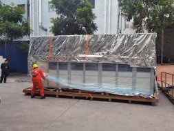 【設備包裝】-在線除泡機真空包裝運輸案例-盤古搬運服務